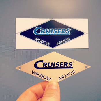 Recreating the Cruiser's logo in our editing software