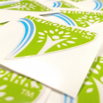4" custom decals produced for Huron-Clinton Metroparks